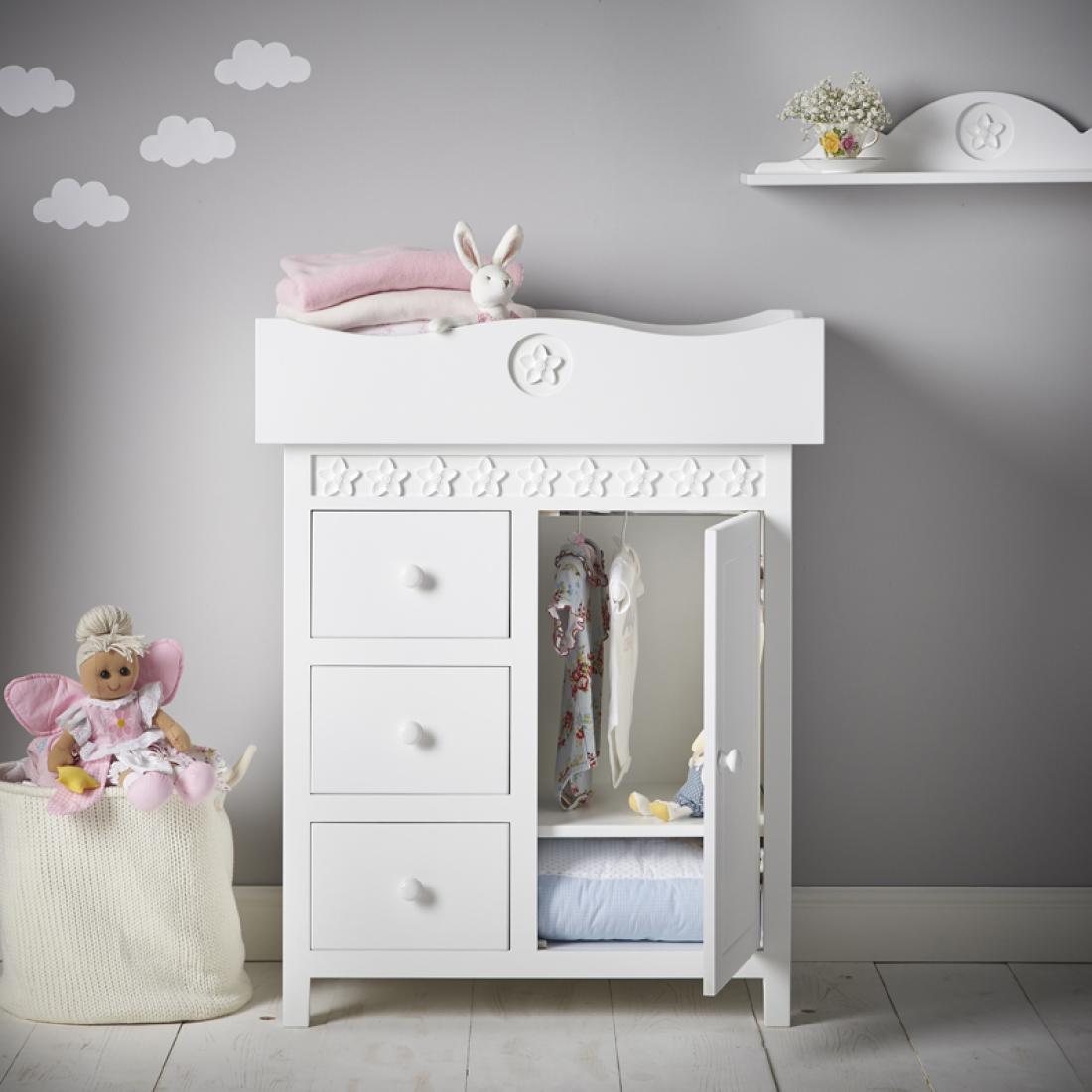 Daisy Brambles Chest and Changing Unit Nursery